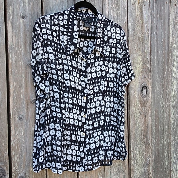 Sigrid Olsen Floral Blouse 16 - Picture 8 of 13